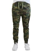 Galaxy by Harvic Slim Fit Stretch Cotton Twill Cargo Jogger Pants thumbnail number 1