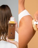 Pursonic Beauty Bundle - Golden Jojoba Oil & Bath Brush Massager thumbnail number 3