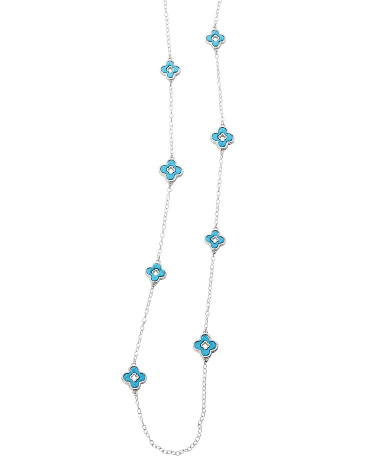 Long Tile Necklace image number 1