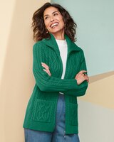 Cable Sweater Jacket thumbnail number 1