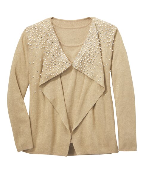 Metallic Pearl Sweater