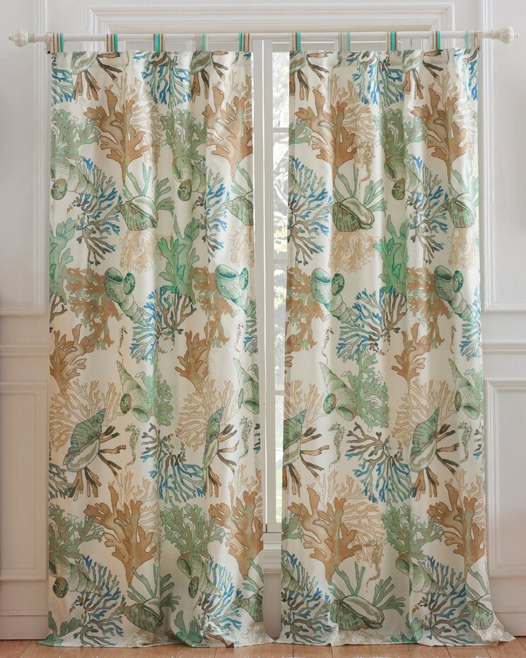 Atlantis Panel Pair with Tie Backs image number 1
