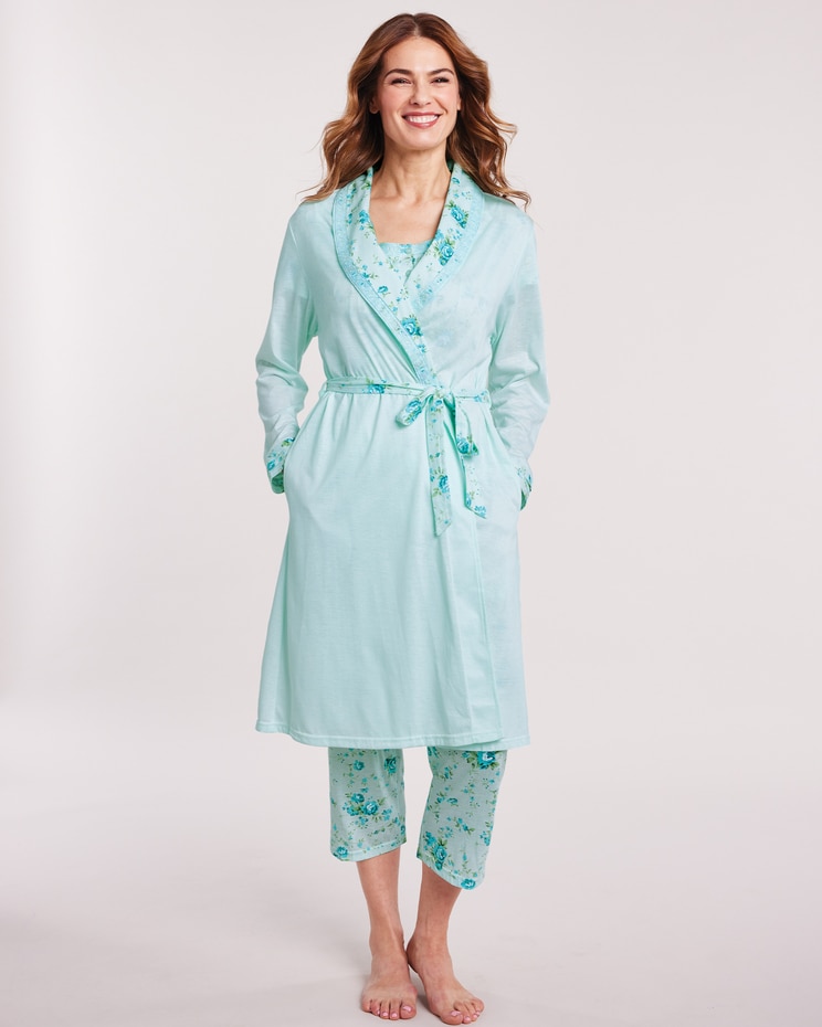 Floral Roses Robe image number 1