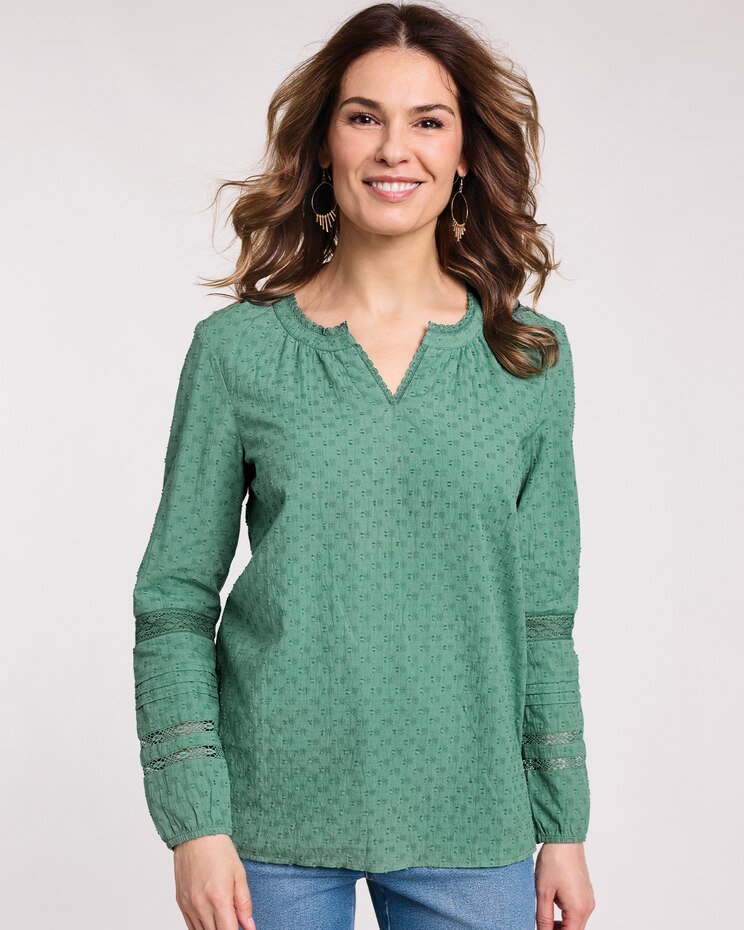 Clip Dot Peasant Top image number 1