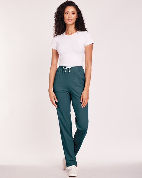 Pull-On Knit Drawstring Sport Pants