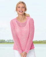Cotton Crochet Sweater thumbnail number 1