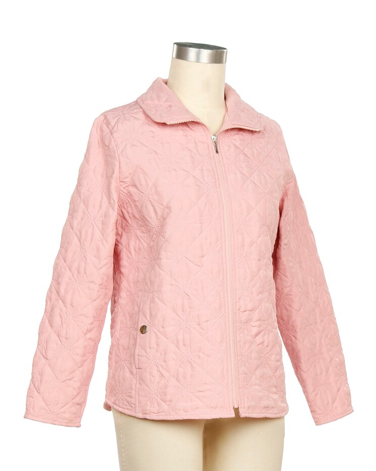 Southern Lady Get Cozy Long Sleeve Quilted Jacket image number 1