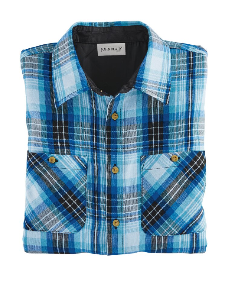 John Blair Classic Flannel Shirt image number 1