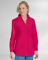 Foxcroft® Non-Iron Side-Button Tunic thumbnail number 1