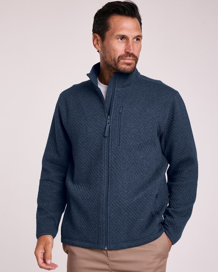 John Blair® Quilted Fleece Jacket image number 1