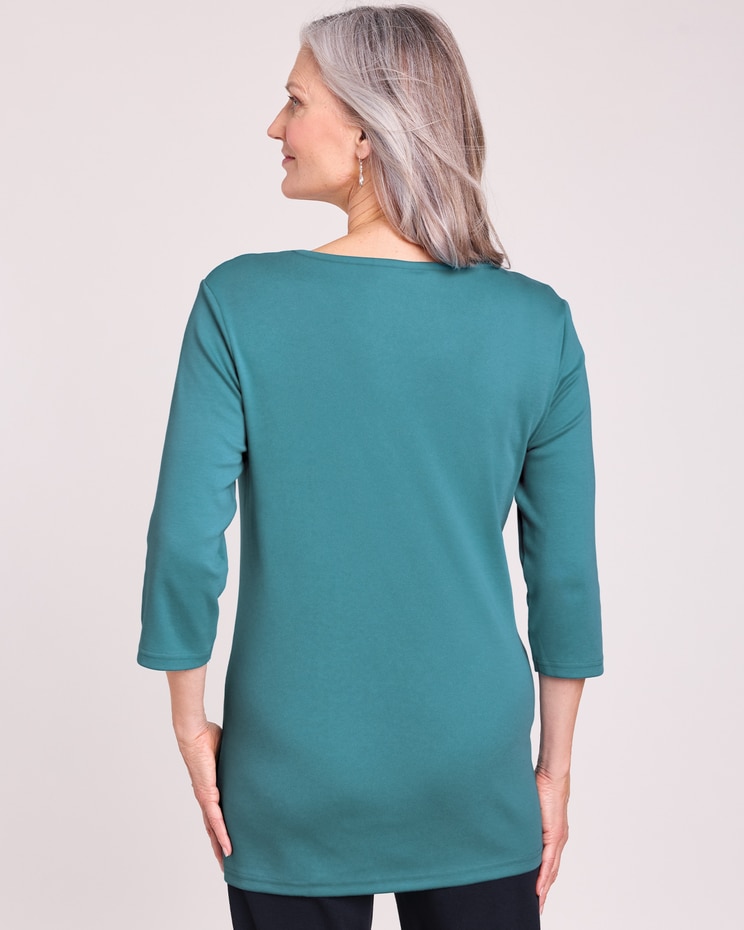 Essential Knit Embroidered Tunic image number 3