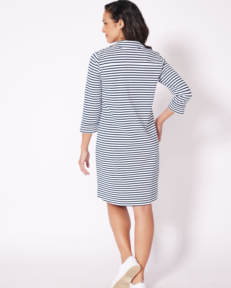 Striped Polo Dress image number 2