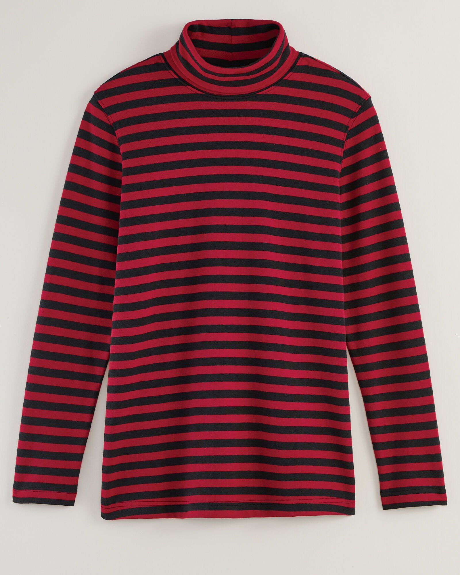 Patterned Long Sleeve Turtleneck Blair
