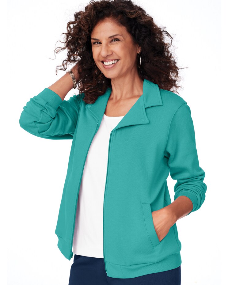 Zip-Front Fleece Jacket image number 1