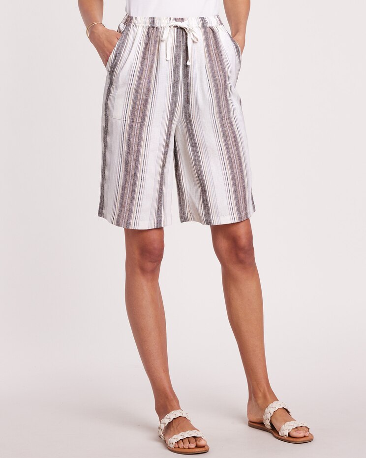Linen Blend Shorts image number 1