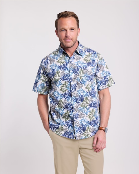Victory Cool Casual Hawaiian Print Shirt