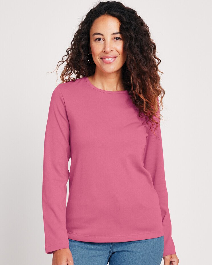 Essential Knit Long Sleeve Tee | Blair