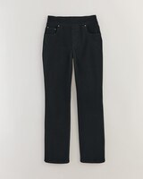 DenimEase™ Flat Waist Bootcut Jeans thumbnail number 1