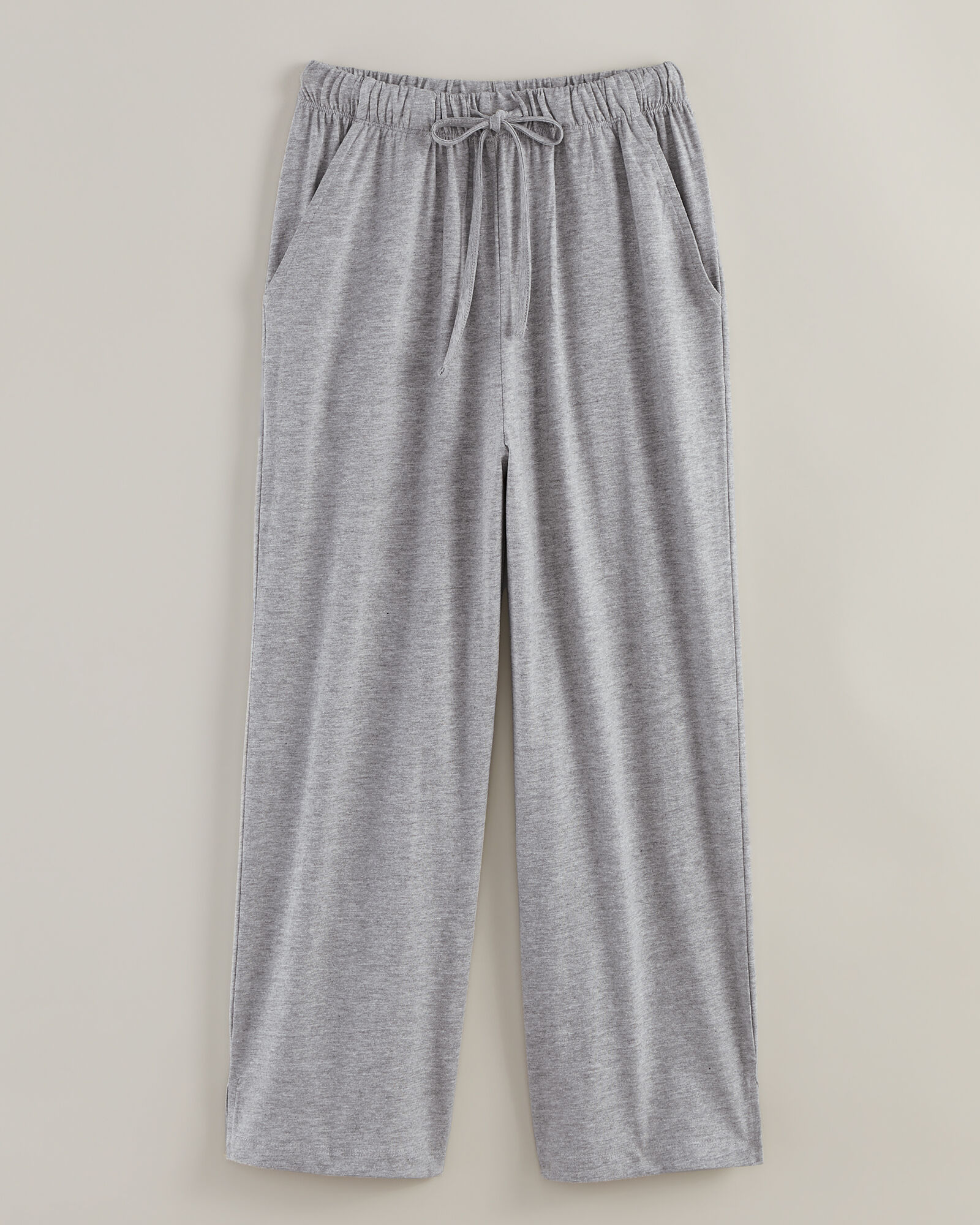 Haband Jersey Knit Capris with Drawstring Waist Blair