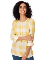 Gingham Popover Top thumbnail number 1