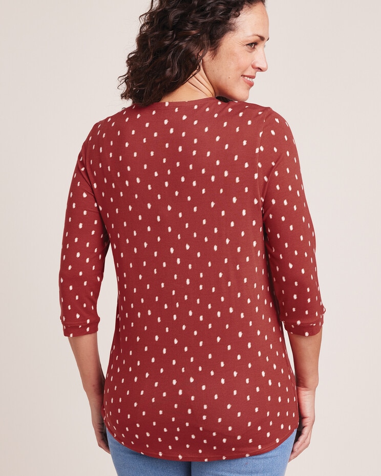 Knit Crepe Blouse | Blair