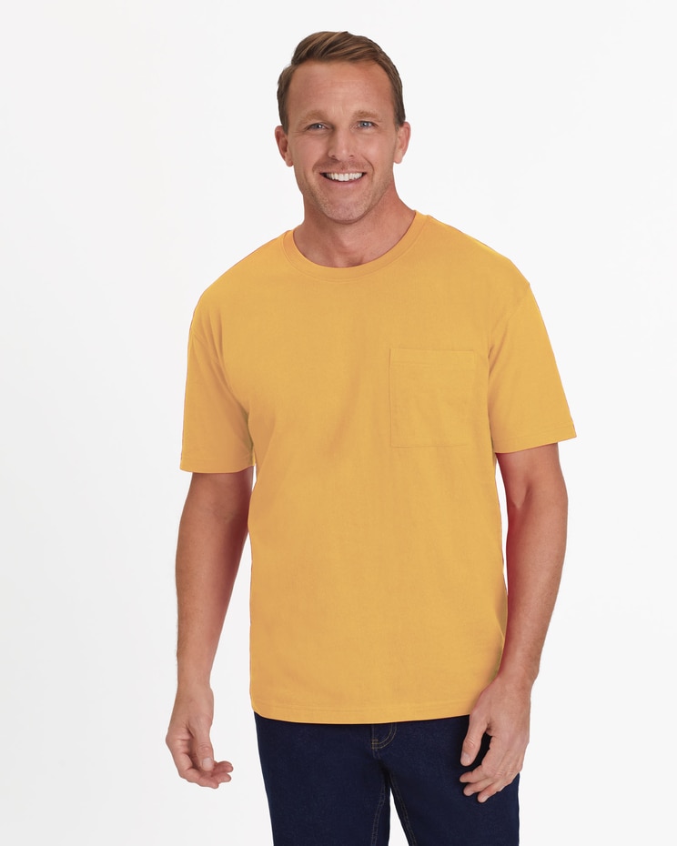 John Blair Everyday Jersey Knit Short-Sleeve Pocket Tee image number 1