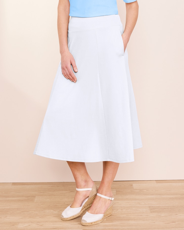 Everyday Knit Solid Skirt image number 1