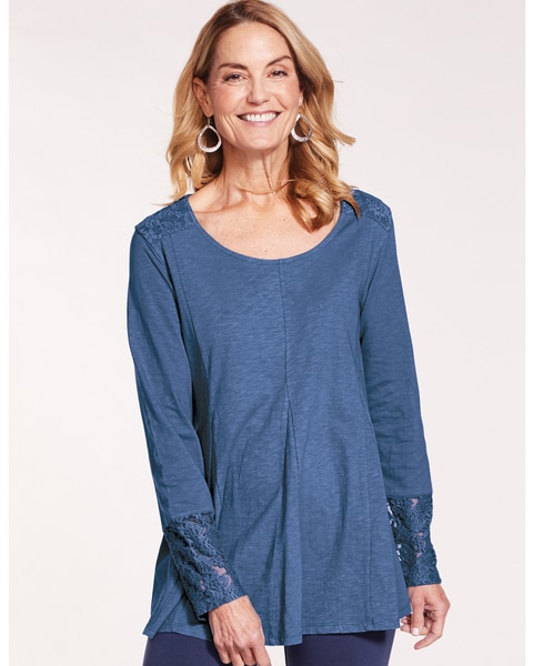Lace Trim Tunic