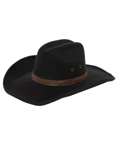 Faux Felt Cowboy Hat