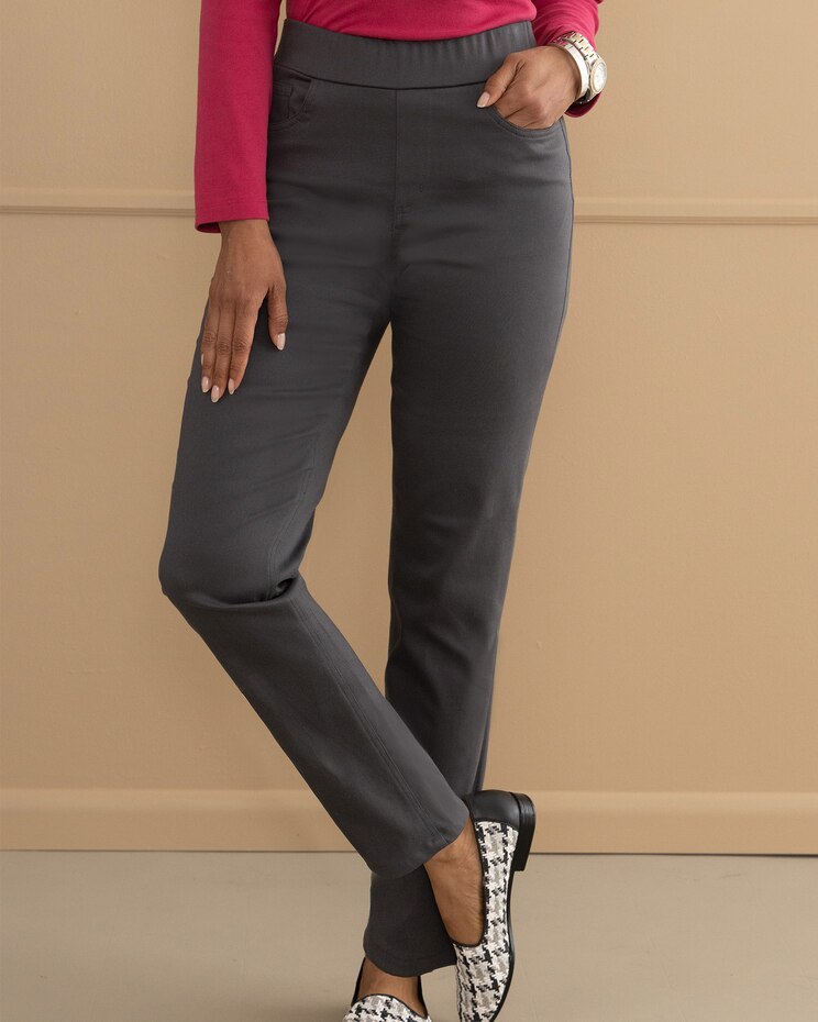 Simple Comfort Pull-On Pants image number 1