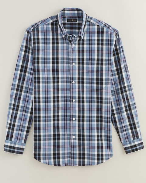 Cotton Traders Long Sleeve Sport Shirt