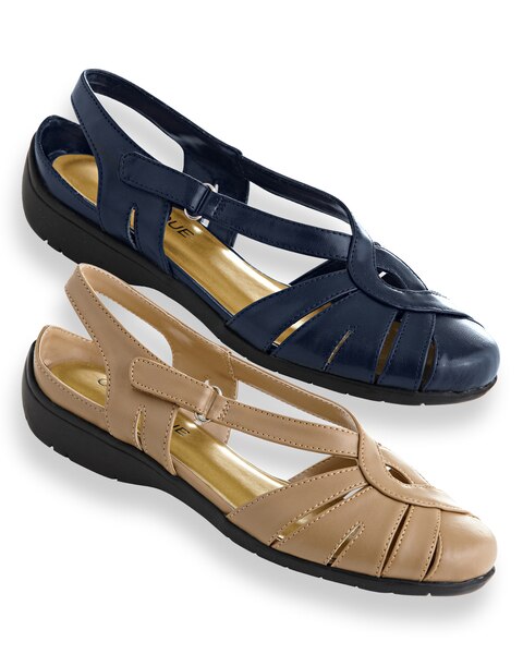 “Rina” Fisherman Slingbacks by Classique®