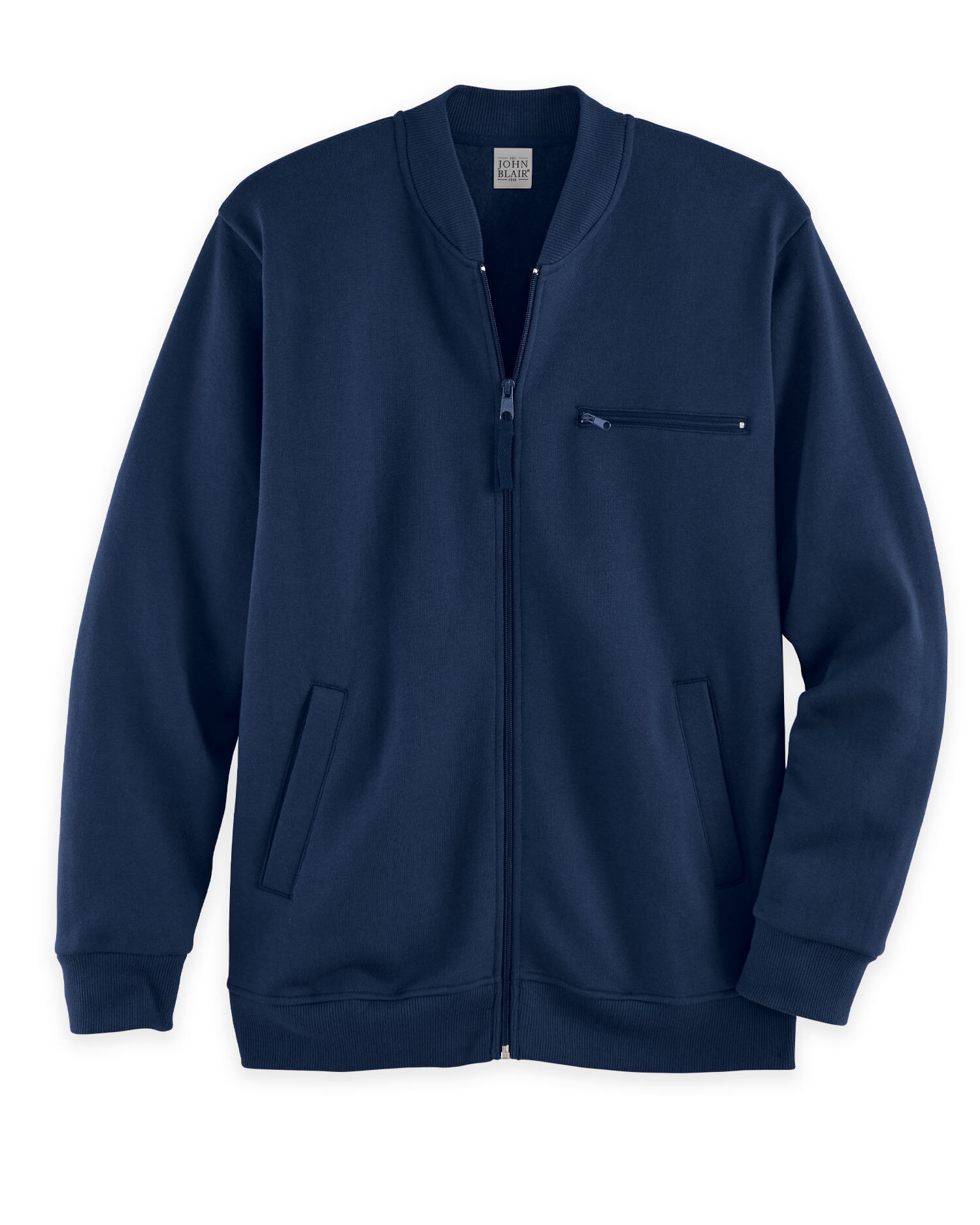 John Blair Supreme Fleece Baseball Jacket Blair