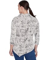 Ruby Rd® Must Haves Knit Faux Bois Top thumbnail number 2