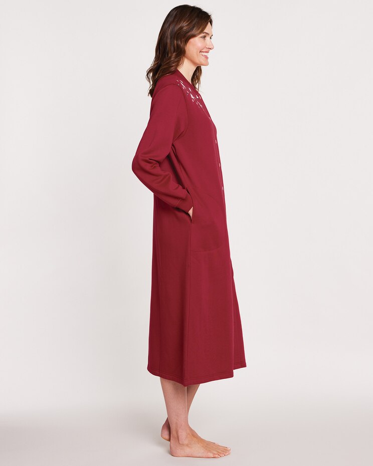 Better-Than-Basic Fleece Snap Front Robe image number 3