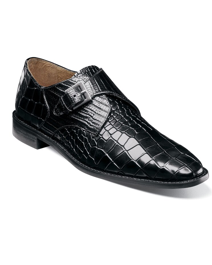 Stacy Adams Rapino Plain Toe Monk Strap Shoe image number 1