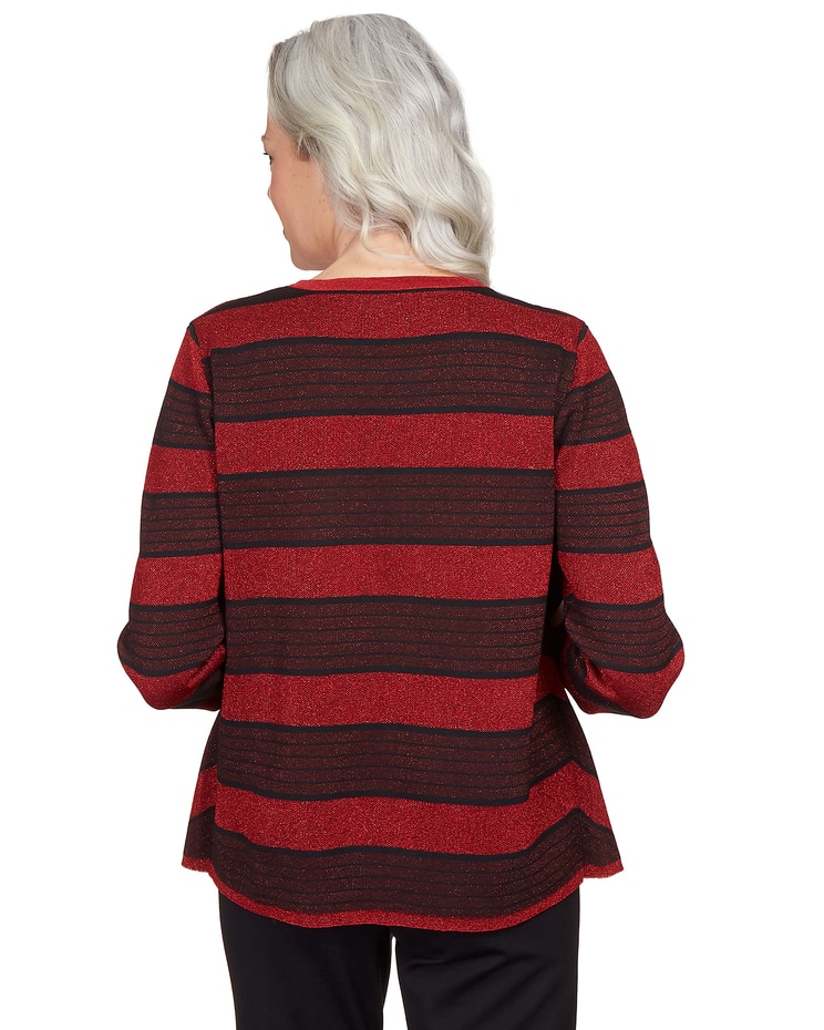 Alfred Dunner® Chevron Stripe Two For One Top image number 6