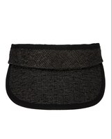 Paperbraid Visor With Floral Sweatband Hat thumbnail number 2