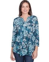Ruby Rd® Wintery Glow Knit Embellished Winter Top thumbnail number 1