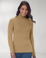 Ribbed Cotton Turtleneck Sweater thumbnail number 1