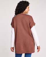 Dolman Sleeve Open Front Sweater thumbnail number 3