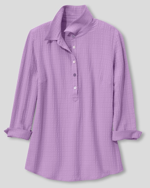 Textured Popover Tunic