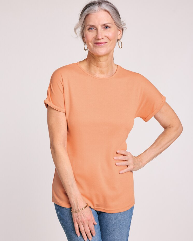 Essential Knit Dolman Sleeve Top image number 1