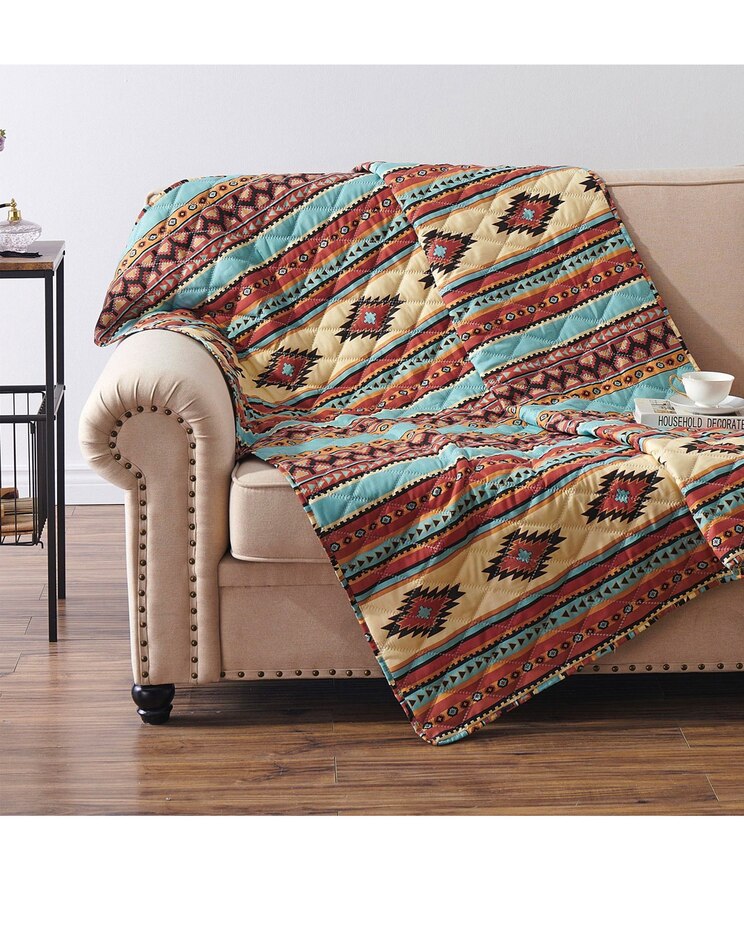 Greenland Home Fashions Red Rock Throw Blanket image number 1