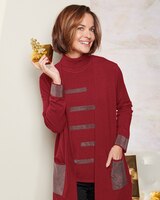 Rhinestone Embellished Cardigan thumbnail number 1