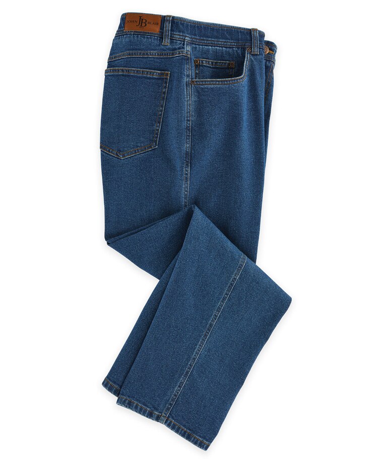 JohnBlairFlex Relaxed-Fit Hidden-Elastic Jeans image number 1