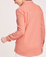 Gauze Button-Up Big Shirt thumbnail number 2