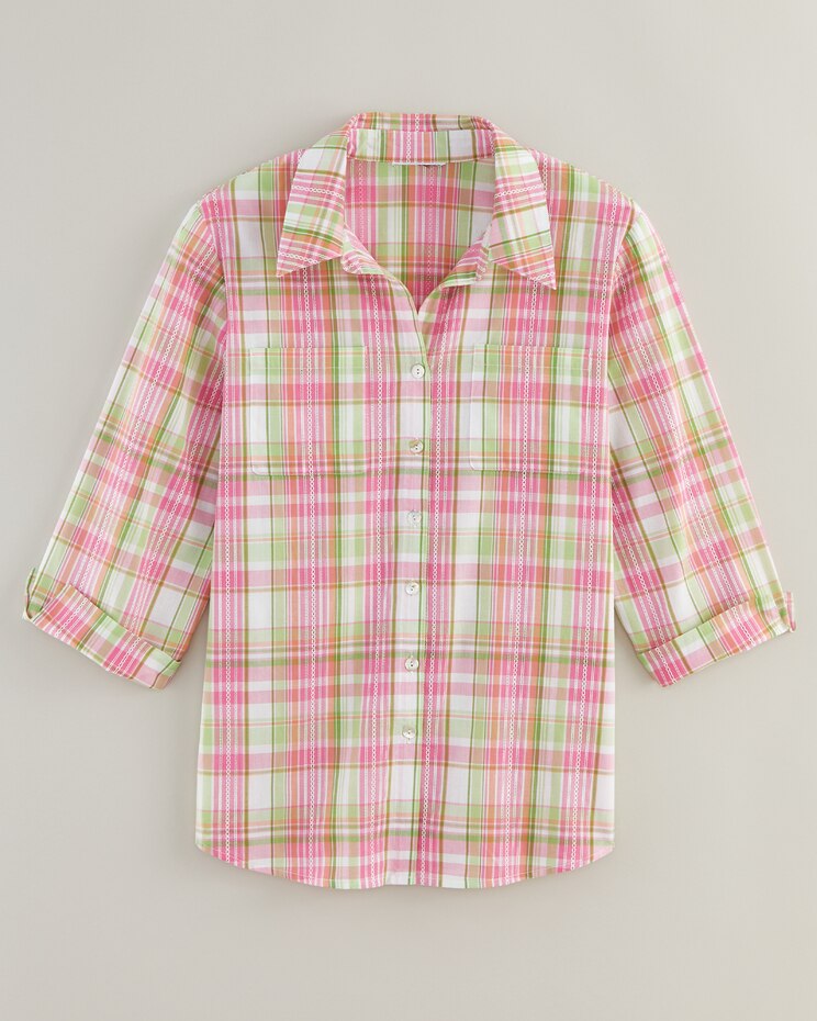 Alfred Dunner® Miami Beach Plaid Shirt image number 1