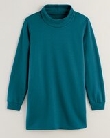 Better-Than-Basic Mock Neck Tunic Sweatshirt thumbnail number 5