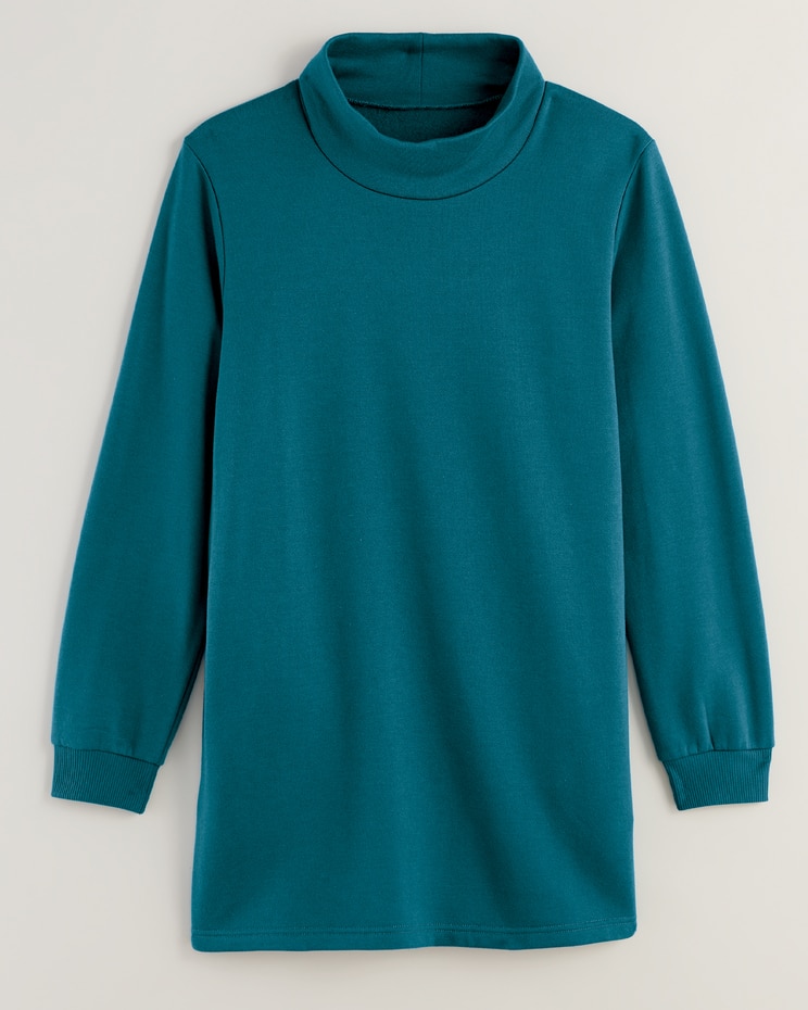 Better-Than-Basic Mock Neck Tunic Sweatshirt image number 5